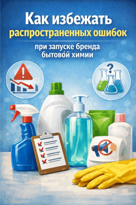 Ошибки, которые могут стоить успеха: как правильно запустить бренд бытовой химии