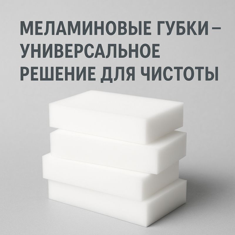Почему меламиновые губки стали хитромудрым решением для идеальной чистоты