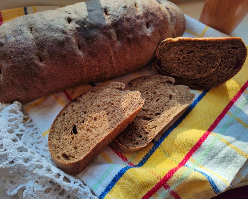 Ароматный хлеб в домашней выпечке