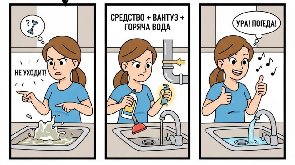 Как быстро справиться с засором в раковине: советы и хитрости